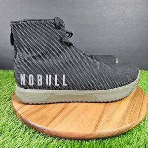 Nobull Mens 12 Outwork Edge High Top Black Superfabric Crossfit Trainer Sneaker